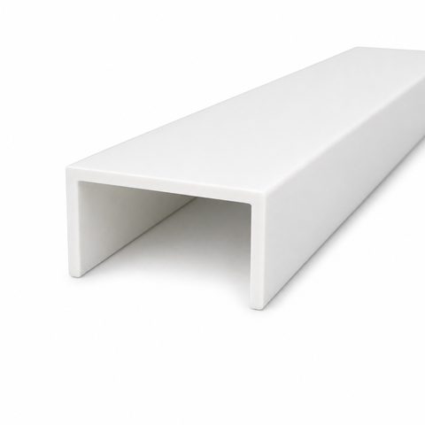 U-Profil aus Kunststoff
